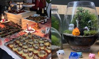 Teen hào hứng hóa trang, làm bánh và điều chế vắc-xin chữa zombie mùa Halloween