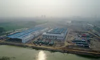 Trên công trường ga đường sắt Cát Linh - Hà Đông