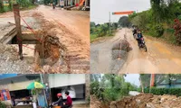 &apos;Bẫy&apos;, bụi, lầy lội ở dự án đường trăm tỷ 