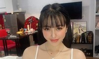 Hotgirl Trương Thị Kiều Trang trước khi bị bắt. 