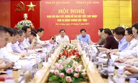Tỉnh ủy Bắc Giang và Bắc Ninh họp bàn về sáp nhập tỉnh.