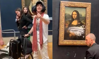 &quot;Thợ làm bánh kỳ quái&quot; tại Pháp: Trang trí bánh kem lên kiệt tác Mona Lisa khiến mọi người thót tim