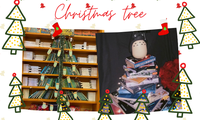 Cây thông Noel phiên bản &quot;mọt sách&quot;: Vừa đẹp vừa tri thức, không bao giờ sợ héo!