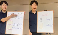 Học tiếng Hàn quá là dễ với oppa xứ Kim chi luôn &quot;đầy bình&quot; năng lượng tích cực