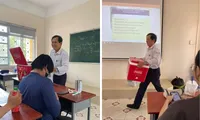 Thầy giáo mang nước ngọt cho sinh viên giải khát khiến netizen rần rần &quot;xin học&quot;