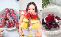 Ice Tanghulu: Tưởng lạ mà quen, món mới mùa hè đang khiến giới trẻ mê mẩn