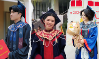Gen Z nhận &quot;bão&quot; lời khen khi kết hợp tinh tế Việt phục với áo cử nhân