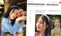 &quot;Bắt trend&quot; Lưu Diệc Phi ôm hoa, Á hậu Phương Nhi được trang tin xứ Trung khen hết lời