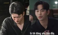 Kang Tae Oh tái hiện cảnh phim &quot;Queen of Tears&quot;, có đáng yêu như Kim Soo Hyun?