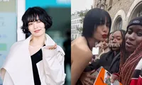 Nana hôn fangirl tại Paris Fashion Week, &quot;đỉnh cấp&quot; fan service chấn động cõi mạng