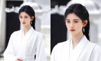 Nhìn tạo hình xinh đẹp này của Cúc Tịnh Y, ai đoán được cô đang đóng cảnh chịu tang?