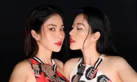 Màn &apos;đọ sắc&apos; của &apos;cặp chị em song sinh hot nhất V-biz&apos;: Thí sinh Hoa hậu nào &apos;đỉnh&apos; hơn?