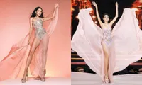 Không thể ngờ Á hậu Thảo Nhi Lê là người thiết kế bộ váy cánh bướm lộng lẫy này