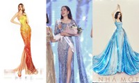 Bí mật xúc động đằng sau việc Nam Em đổi váy dạ hội ngay trước khi đêm Chung kết Hoa hậu