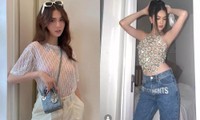 Mang danh &apos;nữ hoàng nội y&apos; nhưng Ngọc Trinh thường xuyên mắc lỗi với miếng dán ngực