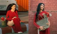 Miss Grand chưa hết bất ngờ: Đại diện Myanmar đón năm mới trong bộ áo dài Việt Nam