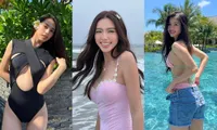 Chưa tới mùa Hè mà khán giả đã bỏng mắt với màn đọ bikini của các &apos;nàng Hậu&apos;