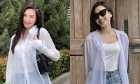 Hiếm hoi lắm mới thấy Đỗ Thị Hà và Thùy Tiên đụng hàng: Đồ đơn giản mà đẹp miễn chê