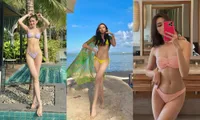 &apos;Soi&apos; lại những màn thả dáng với bikini của Đỗ Thị Hà: &apos;Ngày một nóng bỏng hơn&apos;