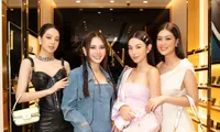 Bí mật nào giúp Hoa hậu Thanh Thủy bỗng dưng cao vọt khi đứng cạnh 3 đàn chị?