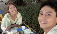 Phim đóng máy từ lâu, Thanh Sơn và Khả Ngân vẫn tung ảnh hậu trường ngọt ngào