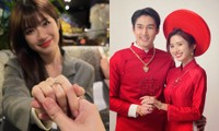 Ngọc Huyền bất ngờ khoe ảnh đính hôn, có liên quan gì đến ảnh ăn hỏi với Đình Tú?