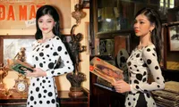 Thử sức với tạo hình mới, Á hậu Minh Kiên chứng tỏ nhan sắc &quot;ở thời nào cũng đẹp&quot;
