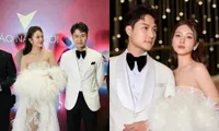 Bị &quot;chia cắt&quot; ở lễ trao giải VTV Awards nhưng Thanh Sơn - Khả Ngân vẫn cực ngọt ngào