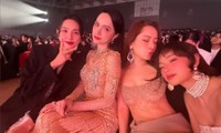 Một tấm hình 4 mỹ nhân hội tụ: Ai cũng xinh nhưng vòng eo của Chi Pu mới là tâm điểm