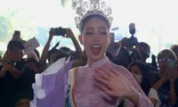Vừa về Việt Nam, Hoa hậu Quốc tế Thanh Thủy đã nói gì khiến khán giả tan chảy? 