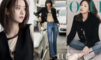 Đỉnh như Lisa: Một set đồ mà đụng hàng tới hai “tường thành sắc đẹp” Song Hye Kyo, Yoona