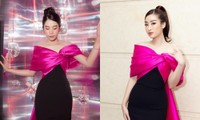Nhìn Nam Em đụng hàng với Hoa hậu Đỗ Mỹ Linh mới thấy quan trọng vẫn là thần thái