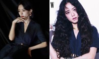Cùng mặc bộ váy xanh thanh nhã, Triệu Lệ Dĩnh sang chảnh còn Jisoo lại phóng khoáng