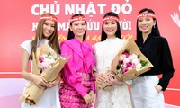 Dàn Á hậu, người đẹp HHVN khuấy động Chủ nhật Đỏ tại TPHCM