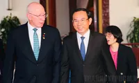 Bí thư Thành ủy TPHCM Nguyễn Văn Nên tiếp Toàn quyền Australia