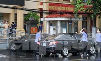 Tổ công tác Viện KSND Tối cao làm việc tại Công an Đồ Sơn trước đó. Ảnh: Nguyễn Hoàn