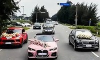 Chú rể bị khởi tố sau vụ loạt xe sang đón dâu dàn hàng ngang giữa đường chụp ảnh