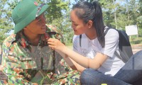ĐVTN đơn vị kết nghĩa tham gia "Tiếp sức mùa huấn luyện" tại Trung đoàn 4, Sư đoàn 5 (tháng 6/2019) 