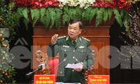 Tư lệnh Hoàng Xuân Chiến chủ trì cuộc họp khẩn của Bộ Tư lệnh BĐBP nhằm chống dịch bệnh Corona, chiều 28/1