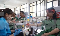 Tuổi trẻ Quân đội tham gia hiến máu cứu người