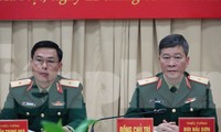 Tư lệnh BTL Bảo vệ Lăng Chủ tịch Hồ Chí Minh và Tư lệnh BTL Công binh chủ trì hội nghị, chiều 21/1