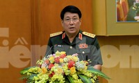 Đại tướng Lương Cường phát biểu phát động phong trào thi đua đặc biệt, sáng 23/8