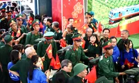 Đoàn quân tham gia diễu binh căng tràn sức trẻ