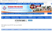 Điểm thi, điểm chuẩn lớp 10 công lập Thái Bình được công bố trên website của Sở GD- ĐT Thái Bình từ tối 15/6 - Ảnh: Hoàng Long 