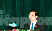 Thủ tướng Chính phủ phê chuẩn ông Phạm Quang Ngọc làm Chủ tịch UBND tỉnh Ninh Bình, nhiệm kỳ 2016-2021. Ảnh: Hoàng Long