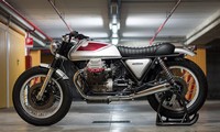 Chiếc Moto Guzzi 1000 SP sản xuất từ những năm 80 thế kỉ trước được phục chế lại theo phong cách hoàn toàn mới, bắt mắt hơn.