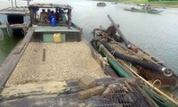Liên tiếp phát hiện khai thác cát, sỏi trái phép
