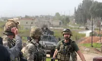 Binh sỹ Thổ Nhĩ Kỳ tại trạm kiểm soát an ninh ở Afrin, Syria.