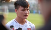 Nguyễn Quang Hải và các đồng đội sẽ có thử thách khó khăn trước Triều Tiên vào ngày mai, 16/1.