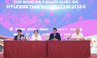 Họp báo ra mắt cúp bóng đá 7 người quốc gia năm 2024 (ảnh Anh Liêm)